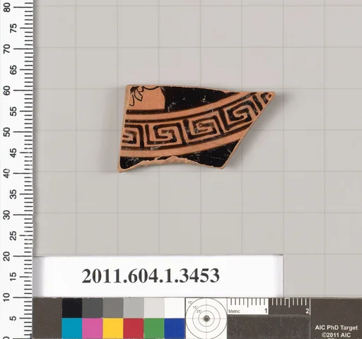 Terracotta fragment of a kylix (drinking cup)