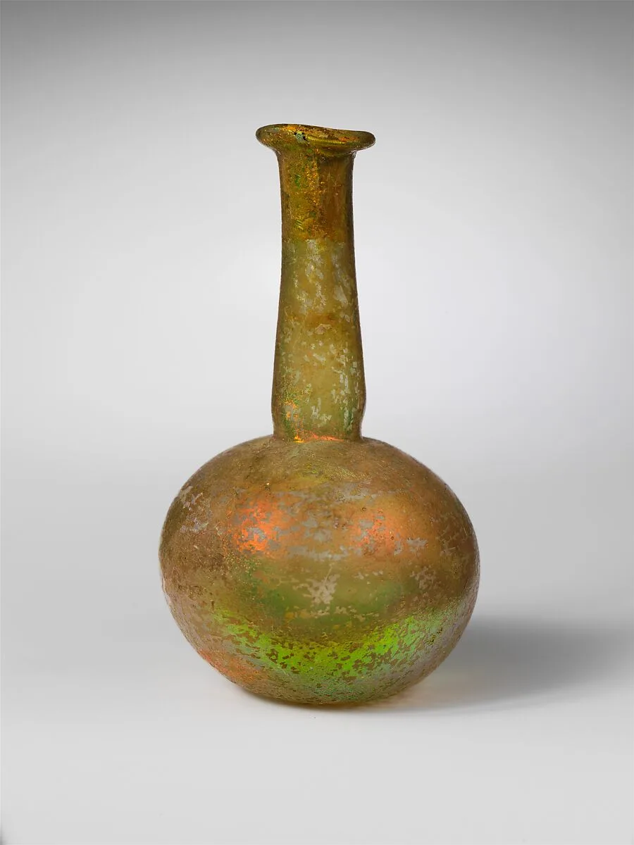 Glass perfume bottle — Unknown