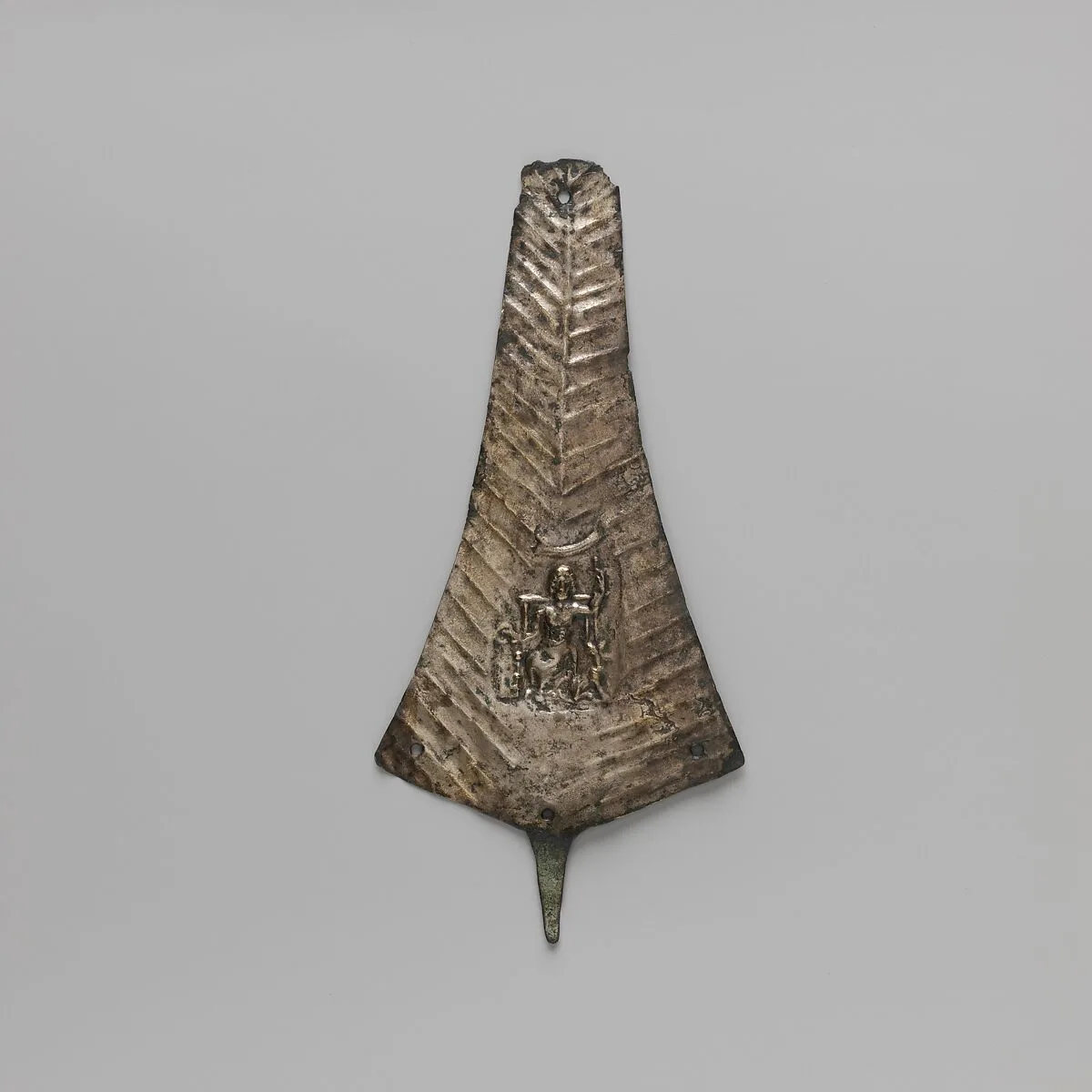 Silver votive plaque — Unknown