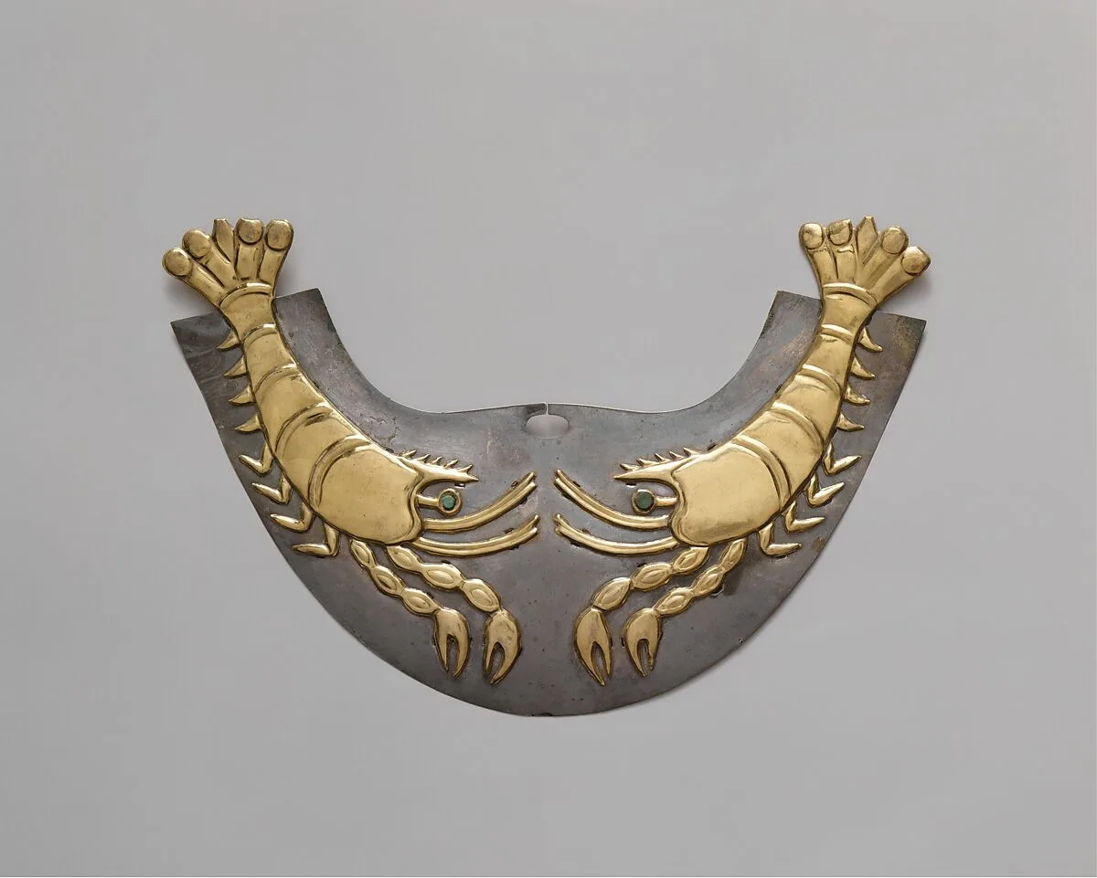 Nose Ornament with Shrimp — Unknown