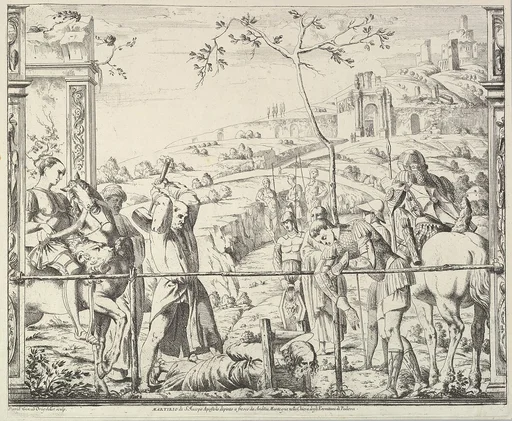 The Martyrdom of Saint James, from "The Story of Saints James and Christopher in the Eremitani Chapel"