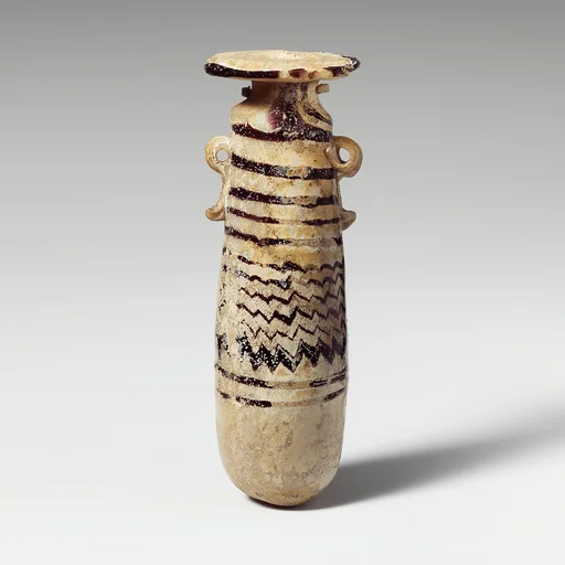 Glass alabastron (perfume bottle)