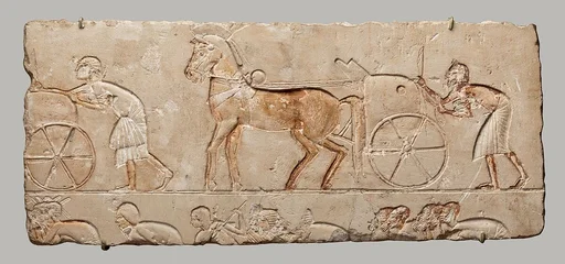 Relief with chariots