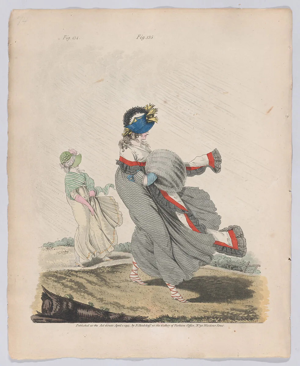 Gallery of Fashion, vol. IV: April 1 1797 - March 1 1798 — Nicolaus Heideloff