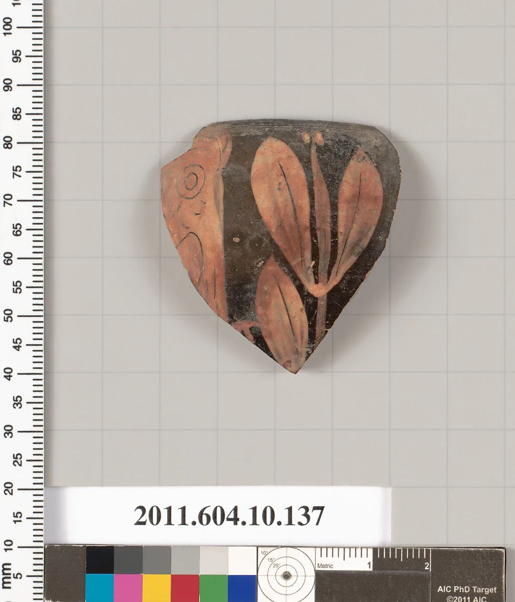 Terracotta fragment of a skyphos (deep drinking cup) — Unknown