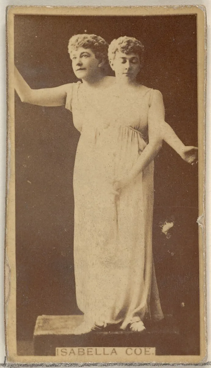 Isabella Coe, from the Actors and Actresses series (N45, Type 8) for Virginia Brights Cigarettes — Allen & Ginter