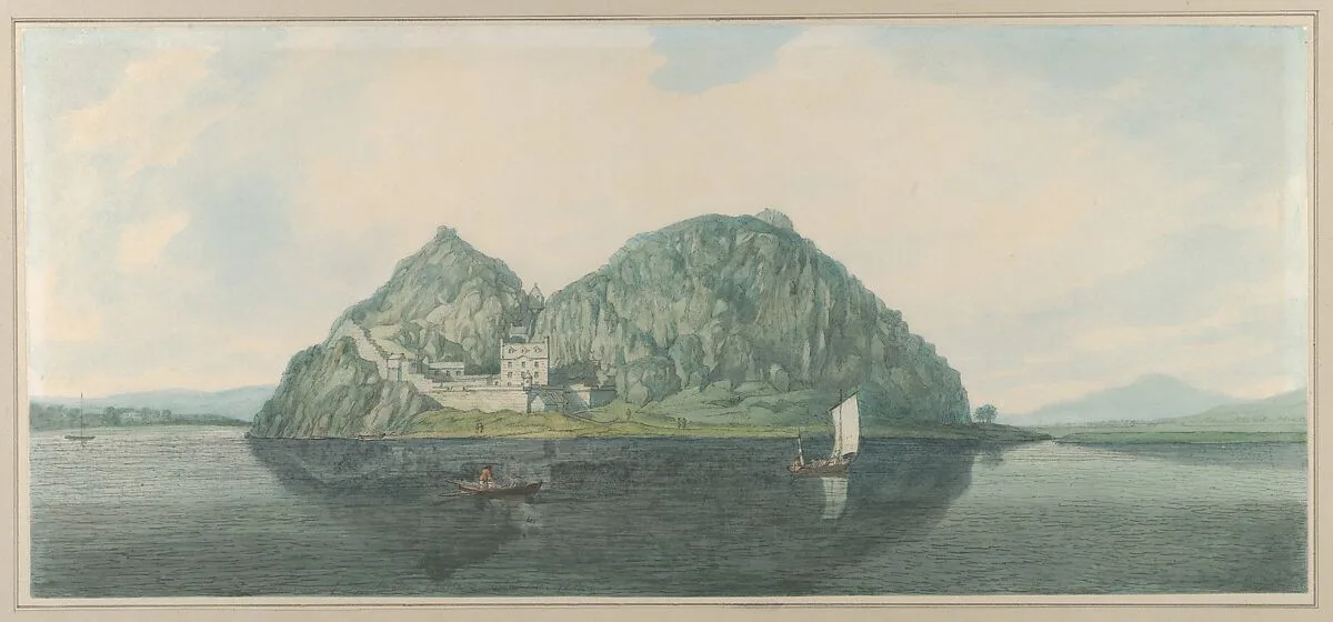 Dumbarton Rock from the South — Joseph Farington