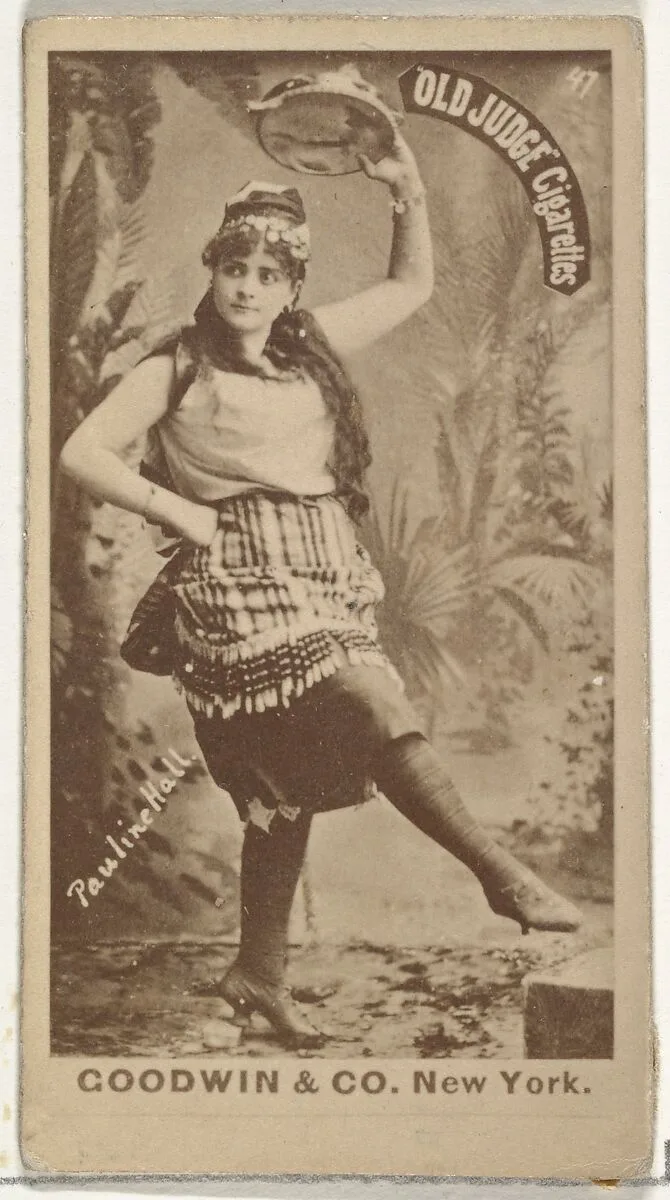 Pauline Hall, from the Actors and Actresses series (N171) for Old Judge Cigarettes — Goodwin & Company