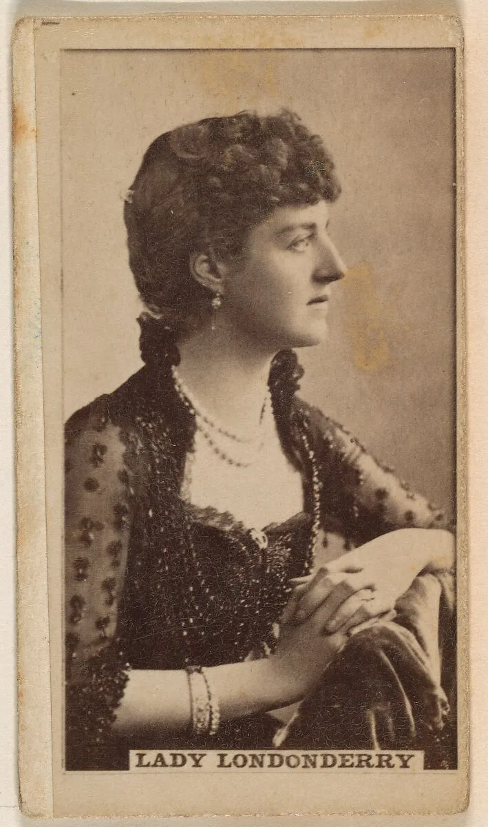 Lady Londonberry, from the Actresses series (N245) issued by Kinney Brothers to promote Sweet Caporal Cigarettes — Kinney Brothers Tobacco Company