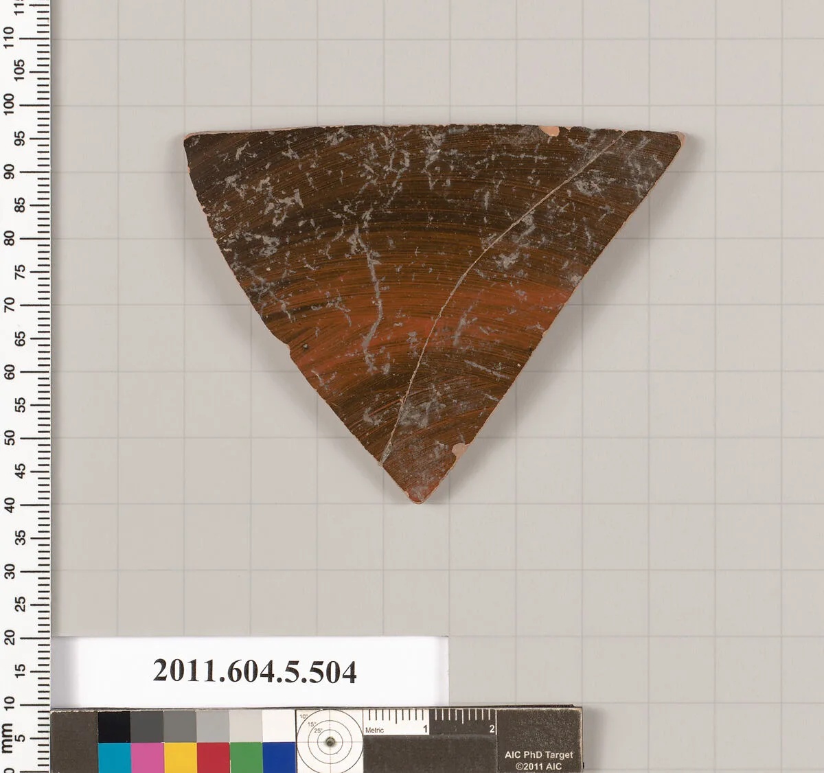 Terracotta fragment of a kylix (drinking cup) — Unknown
