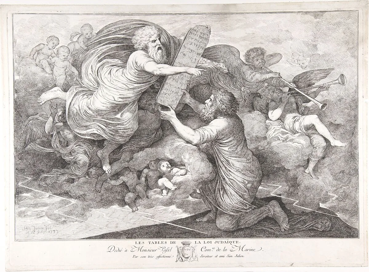 Moses on Sinai (Le tables de Loi judaique) — Simon Julien