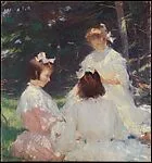 Children in Woods — Frank W. Benson