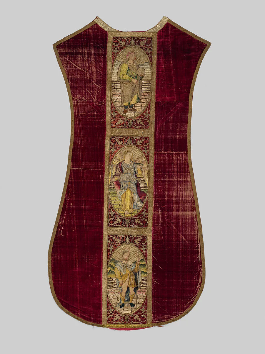 Chasuble Back with an Orphrey — Unknown