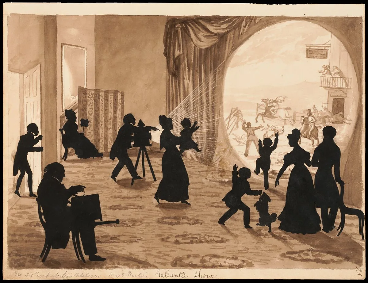The Magic Lantern — Auguste Edouart