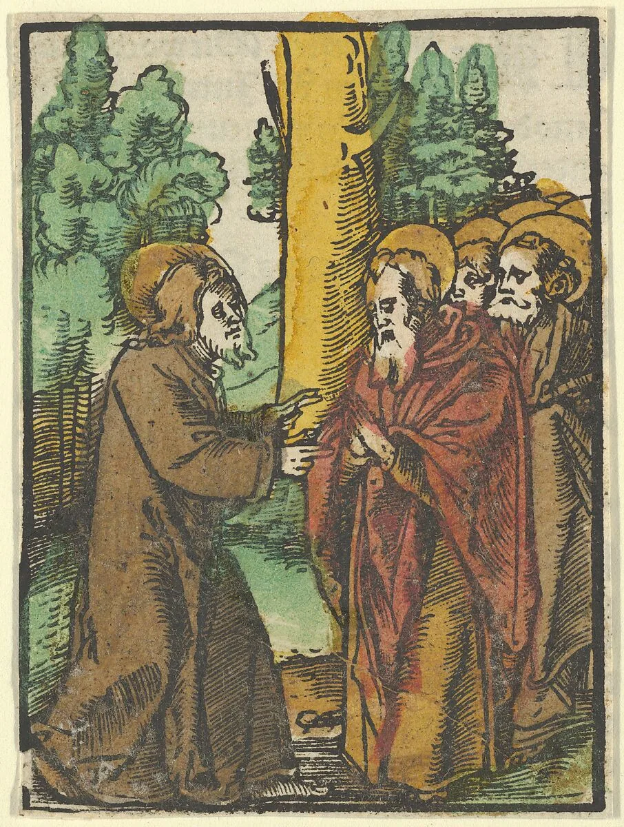 Christ Teaching the Disciples, 1, from Das Plenarium — Hans Schäufelein|Adam Petri