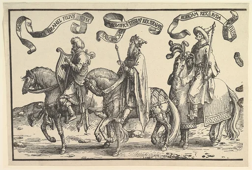 David, Solomon, Rehoboam, from The Twelve Kings of Israel