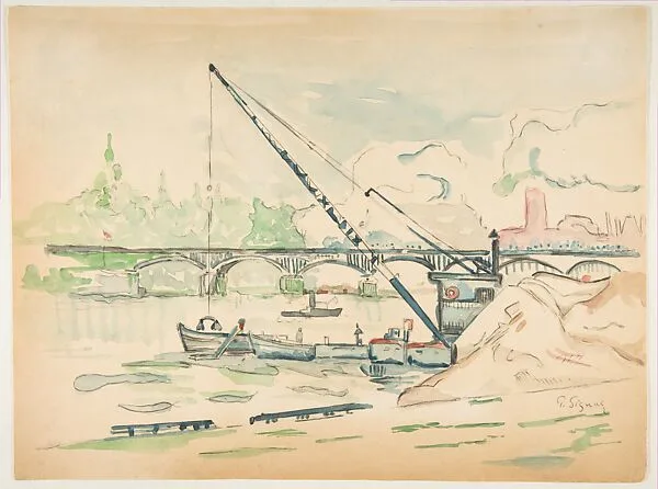 Le Pont des Arts — Paul Signac