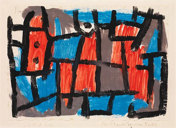 The Hour Before One Night — Paul Klee