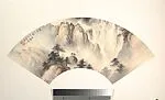 近代 黃幻吾 黃山之秋 扇面|Autumn in Huangshan — Huang Huanwu