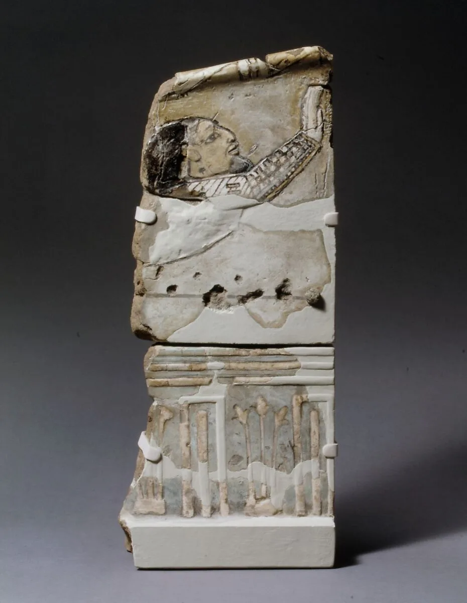 Tile from Side of Stairway to Dais — Unknown