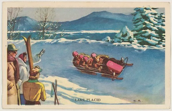 Lake Placid, bakery card from the Nature's Splendor series (D39-7), issued by Bell Bakeries, Inc. — Bell Bakeries, Inc.