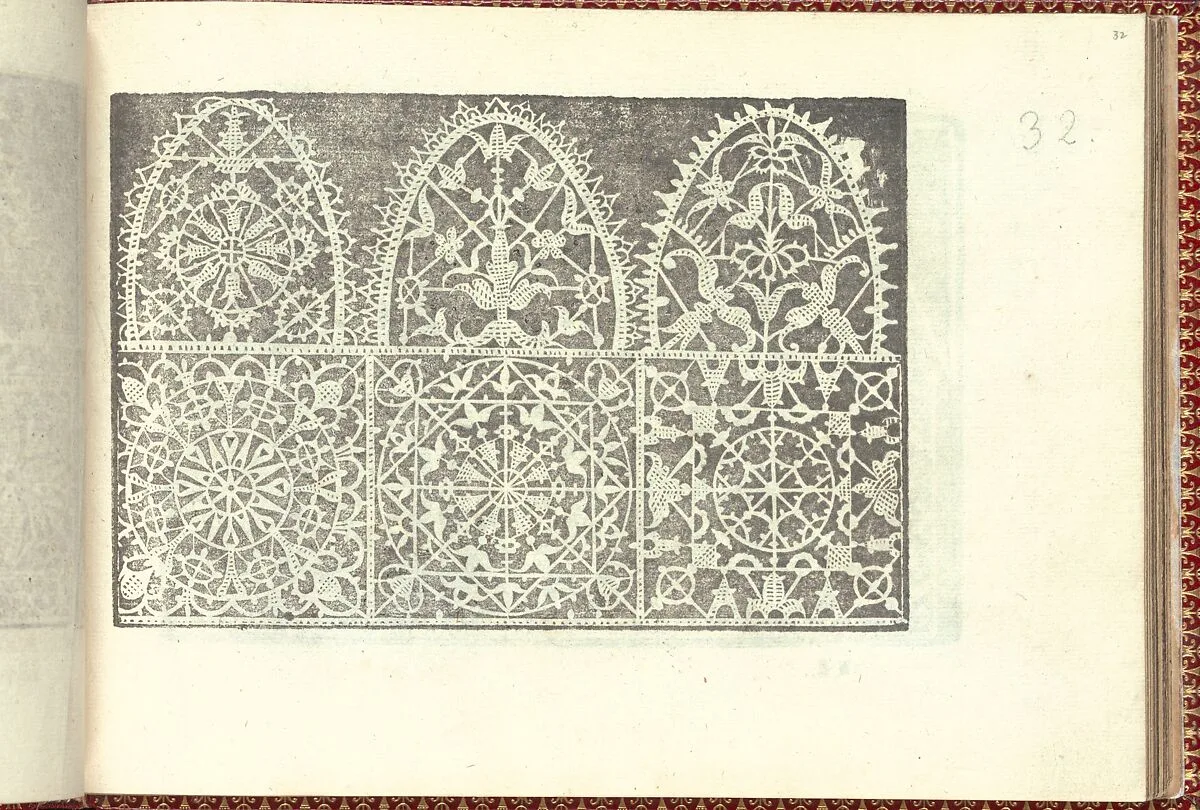 Corona delle Nobili et Virtuose Donne: Libro I-IV, page 32 (recto) — Cesare Vecellio