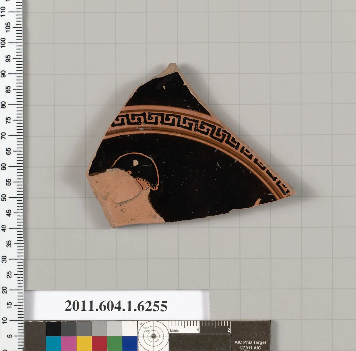 Terracotta fragment of a kylix (drinking cup) — Unknown