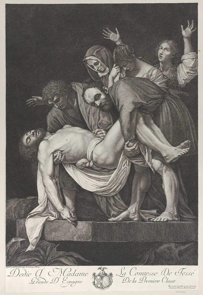 The Entombment — Caravaggio (Michelangelo Merisi)|Tommaso Piroli