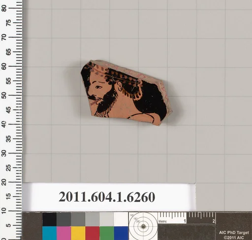 Terracotta fragment of a kylix (drinking cup)