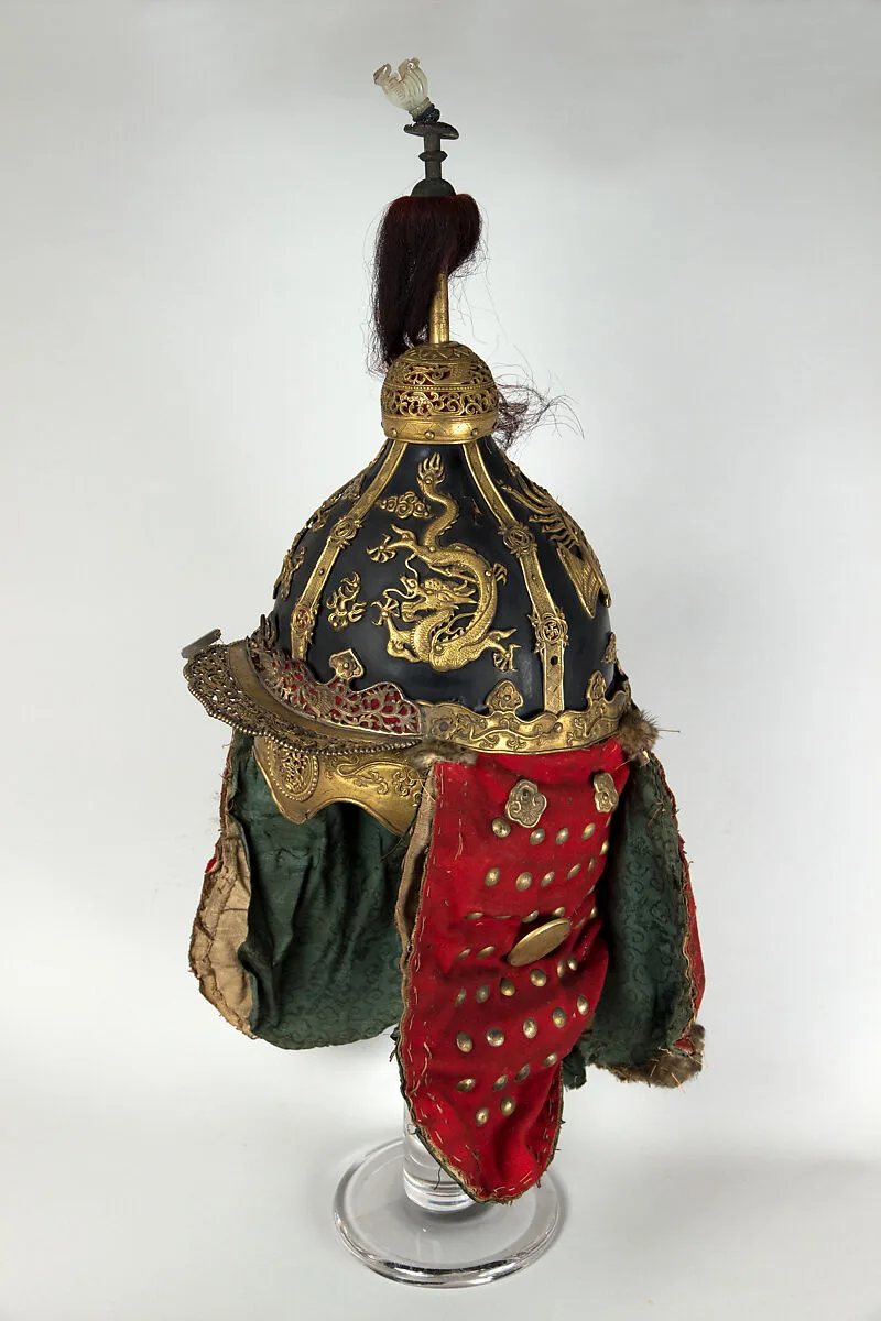 Officer's Helmet with Crest — Unknown