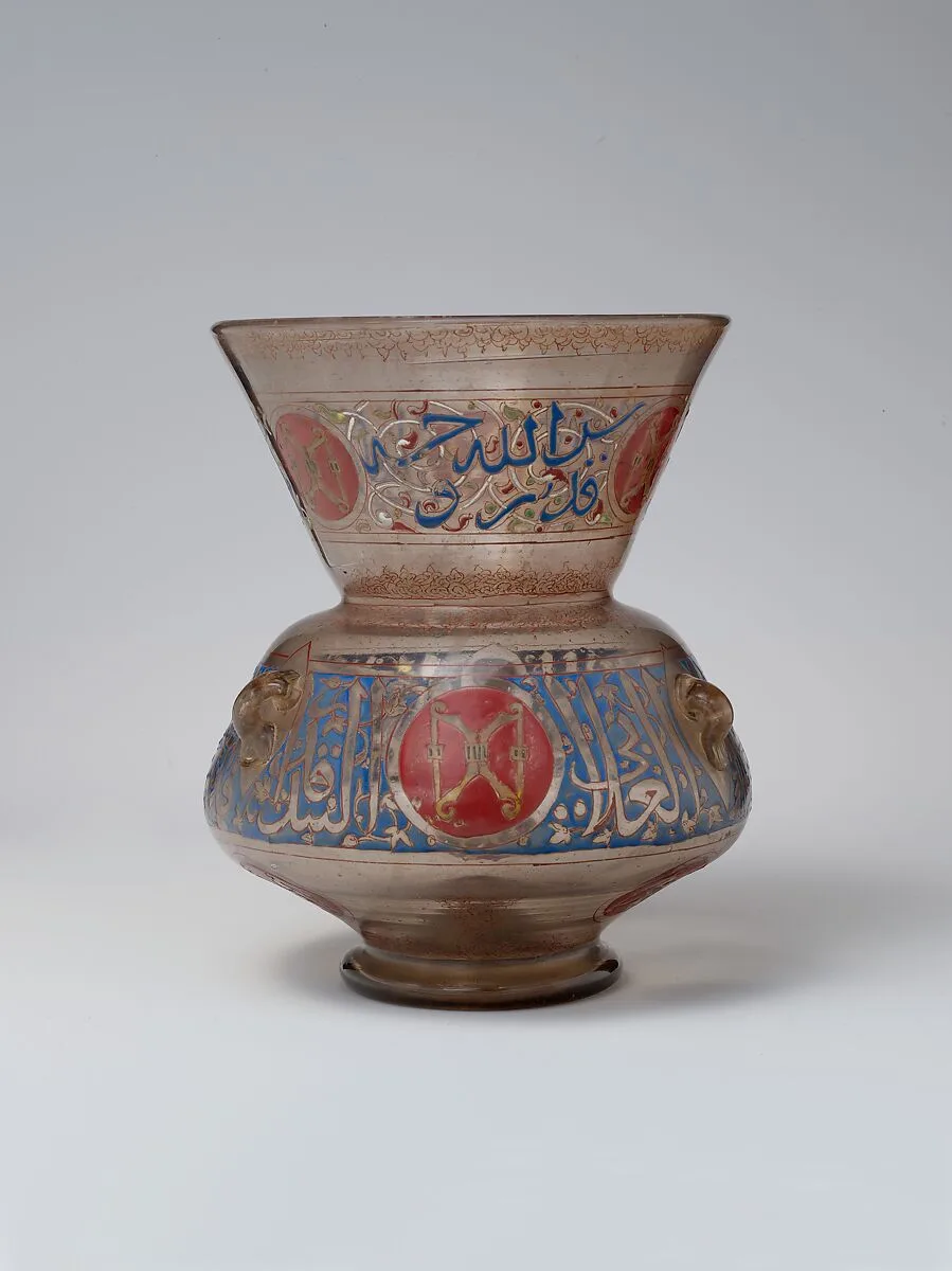 Mosque Lamp for the Mausoleum of Amir Aydakin al-'Ala'i al-Bunduqdar — Unknown