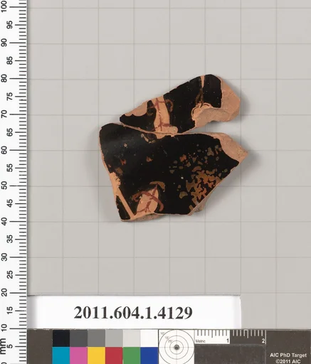 Terracotta fragment of a kylix (drinking cup)