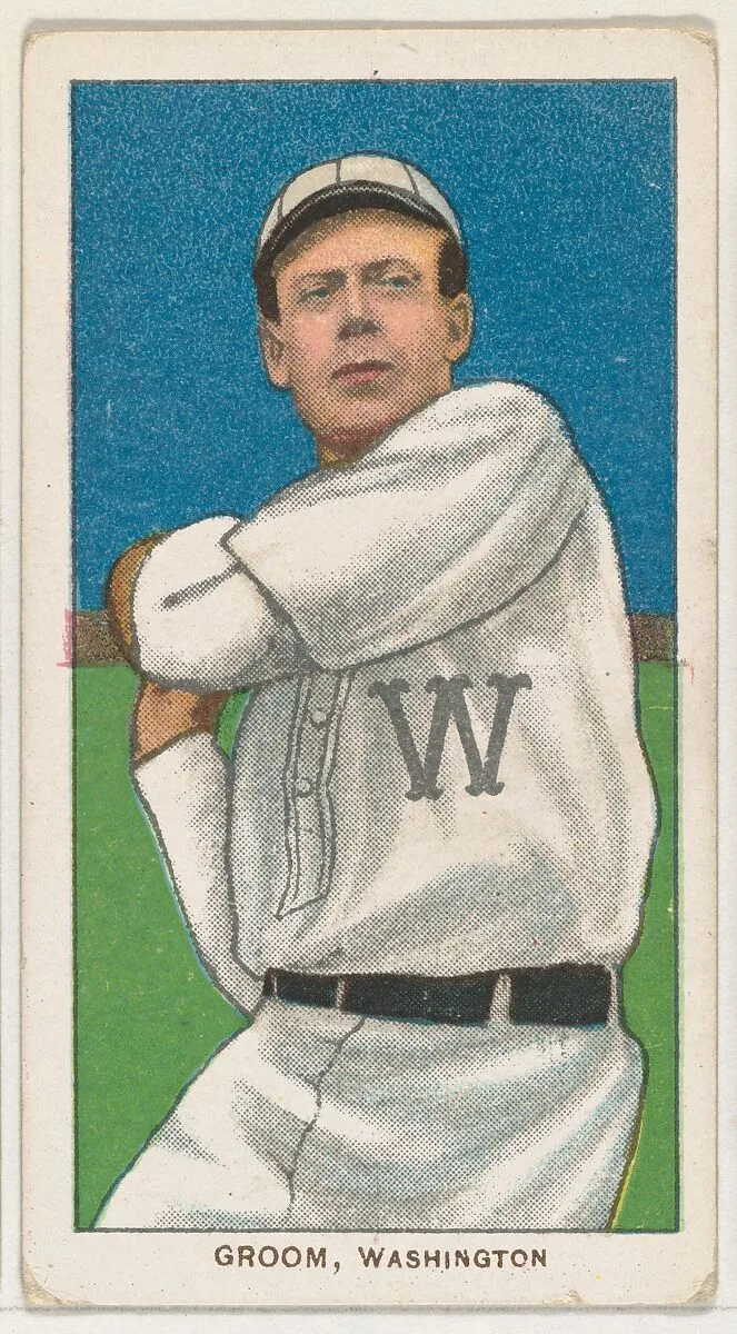 Groom, Washington, American League, from the White Border series (T206) for the American Tobacco Company — American Tobacco Company