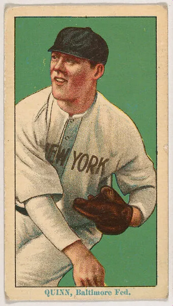 Jack Quinn, Baltimore, from Coupon Cigarettes Baseball Issue, 1914-1916 — Coupon Cigarettes