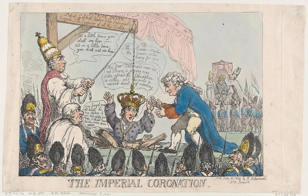 The Imperial Coronation — Thomas Rowlandson|Rudolph Ackermann, London