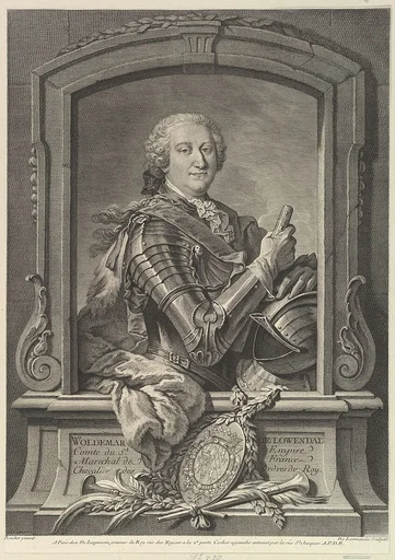 Portrait of Maréchal de Lowendal