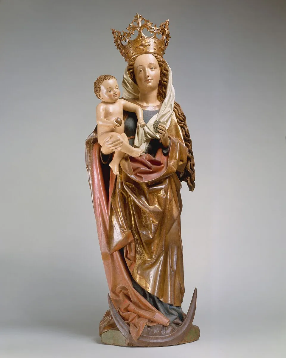 Virgin and Child on a Crescent Moon — Unknown