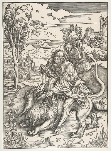 Samson Rending the Lion