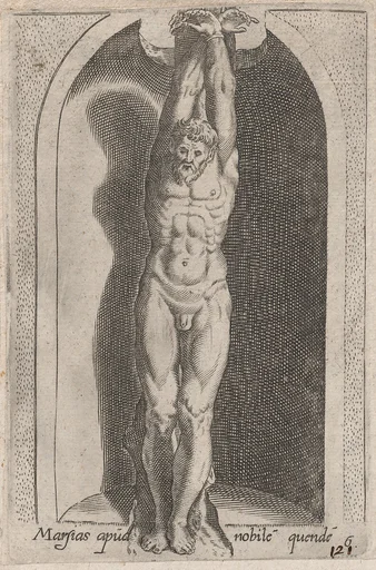 Speculum Romanae Magnificentiae: Marsias (Marsias apud nobile quende)