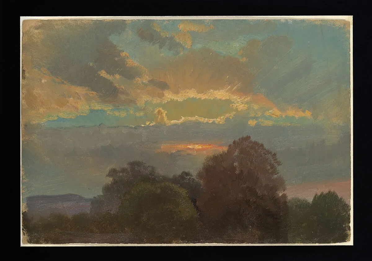 Sky Study (Sunset) — Carl Maria Nicolaus Hummel