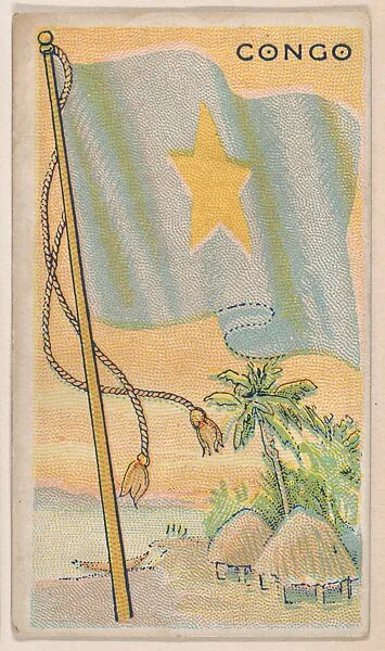 Congo, bakery card from the Flags series (D34), issued by the Ward-Mackey Company — Ward-Mackey Company