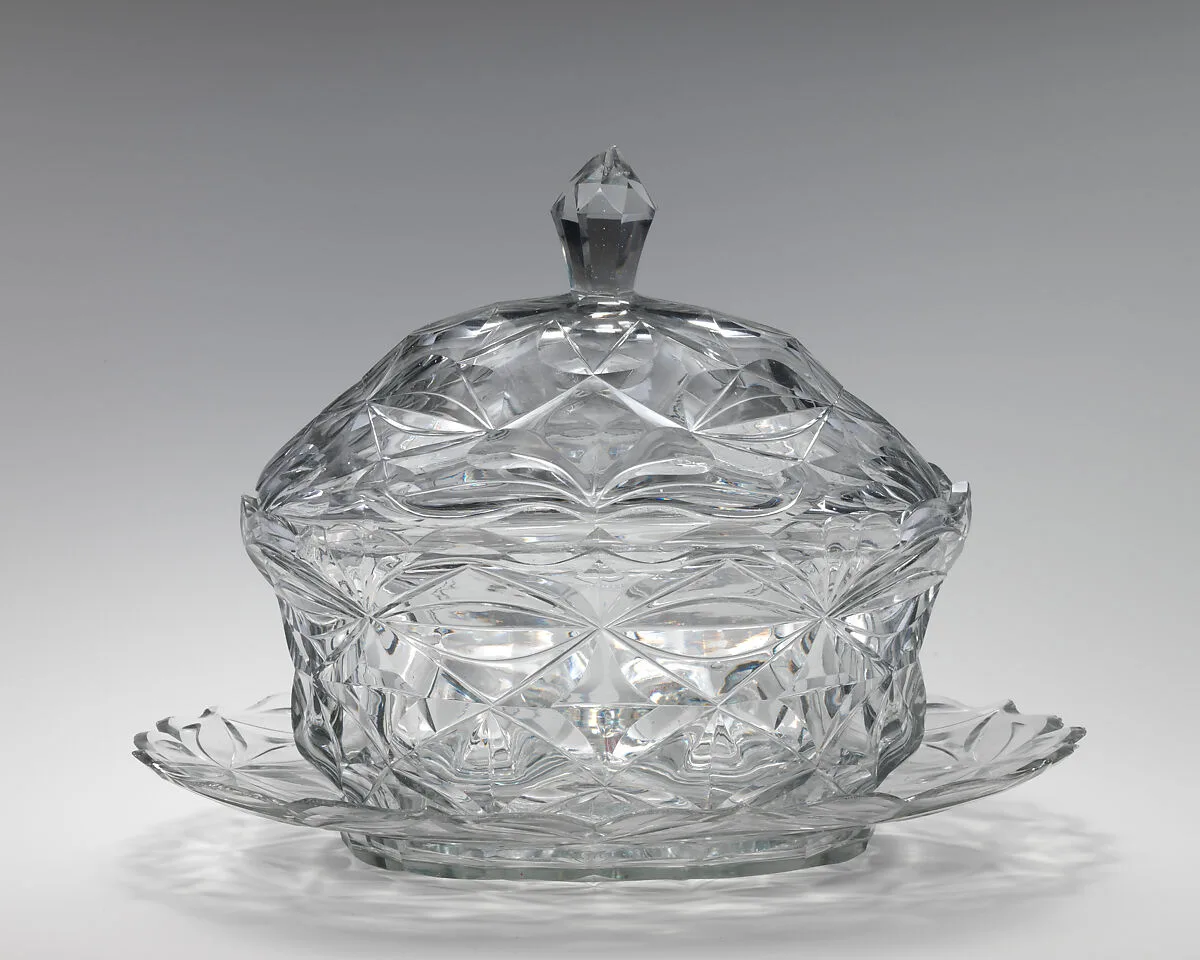 Dish with cover and stand — Unknown