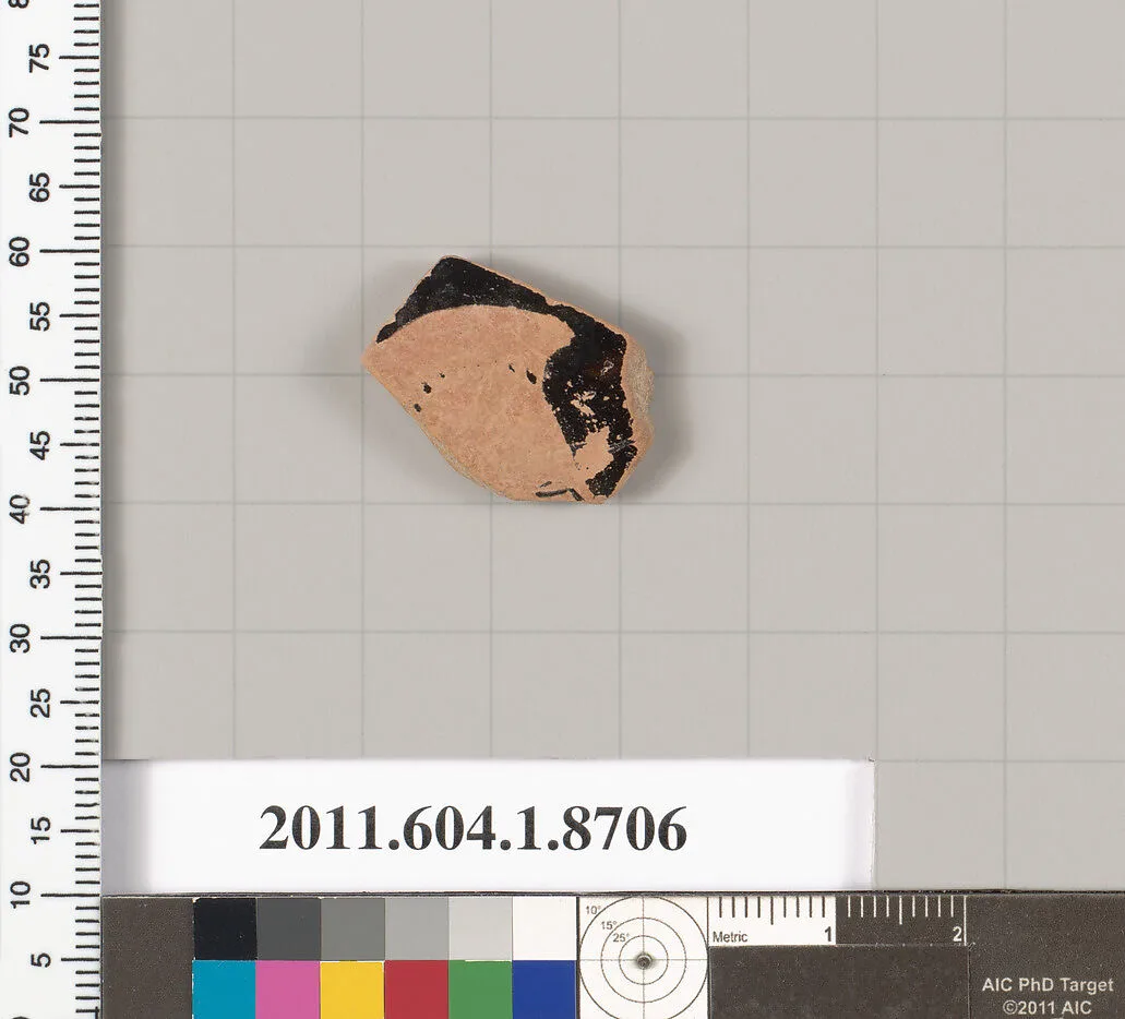 Terracotta fragment of a kylix (drinking cup) — Unknown