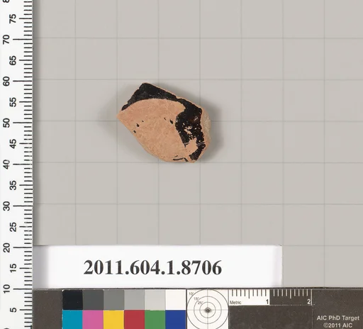 Terracotta fragment of a kylix (drinking cup)