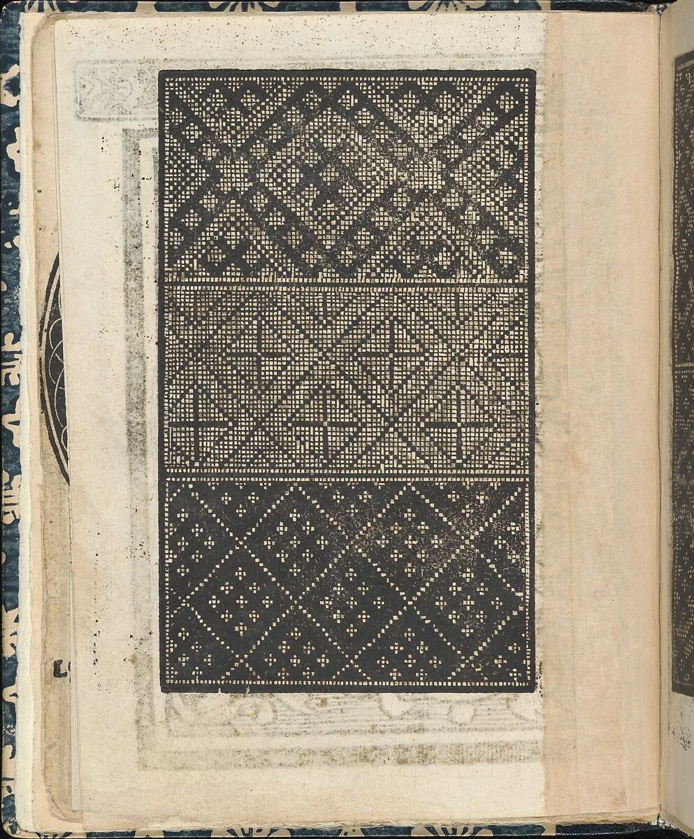 Essempio di recammi, page 7 (verso) — Giovanni Antonio di Nicolini da Sabio e i fratelli|Giovanni Antonio Tagliente