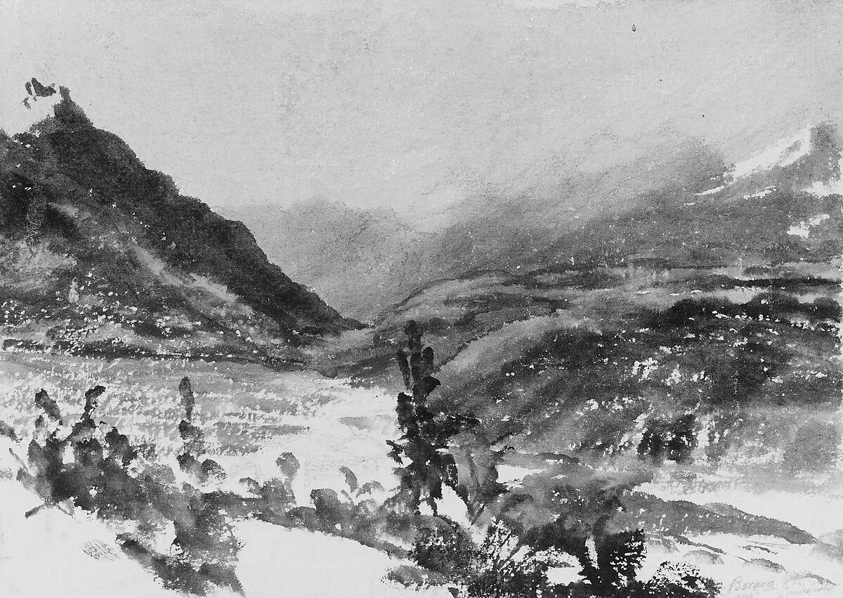 Mountain Landscape, Lombardy — John Frederick Kensett