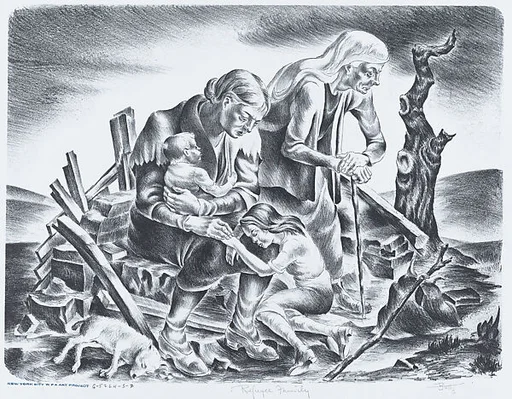 Refugee Family