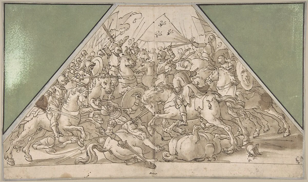 Battle Scene — Hans Heinrich Waegmann