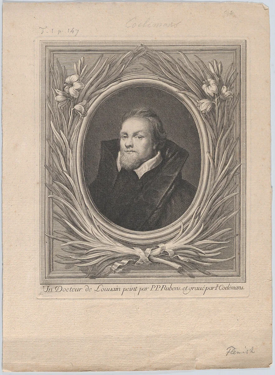 Portrait of Hendrick van Thulden — Hendrick van Thulden|Peter Paul Rubens|Jacobus Coelemans