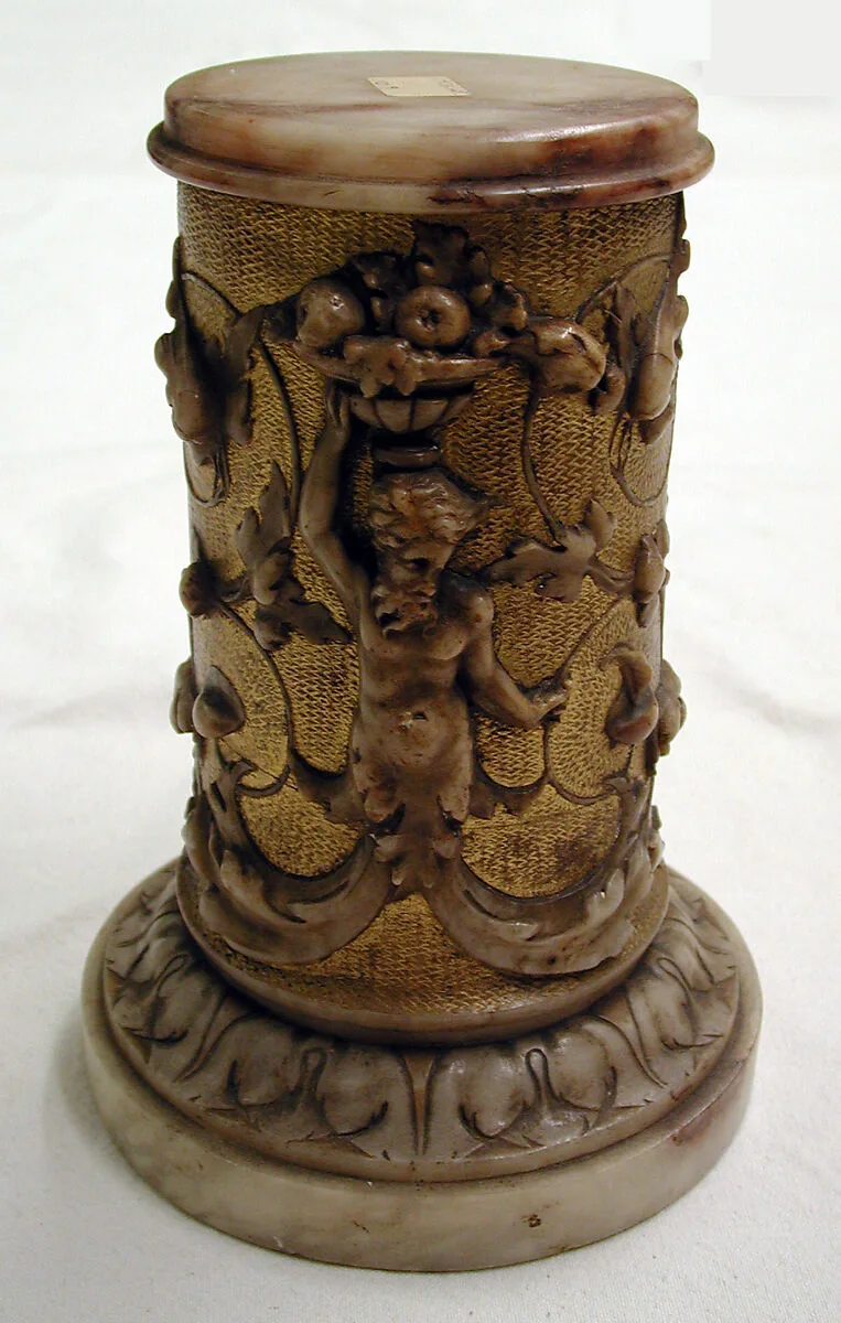 Pedestal (one of a pair) — Unknown